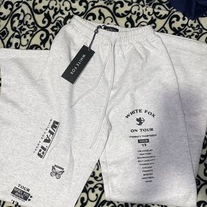 Brand new White fox boutique sweats